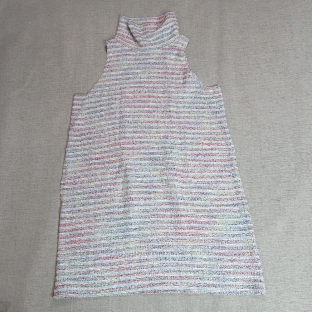 Akemi Kin Dress Womens Small Textured Shift Striped Hipster Mod Anthropologie